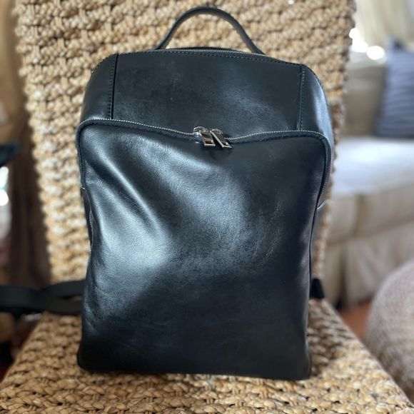 Barneys New York Handbags - Barneys New York Leather Backpack Bag